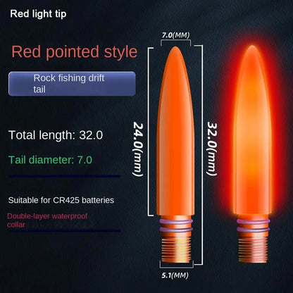 Sensor Color Change LED Fishing Smart Float Top Super Bright Electronic Floats Buoy Ultra Sensitive Night Fishing Float Top
