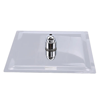 Rainfall Shower Head 10/8/6 Inch Stainless Steel Ultra-thin Waterfall Shower Heads Rainfall Shower Head Rain Square Round