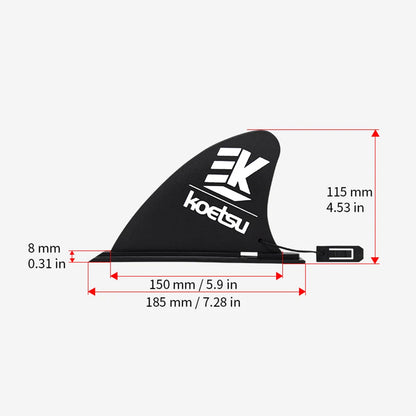 Surfboard Fin Quick Release Paddle Board Fin Detachable Surfboard Tail Fin Protective Stand Up Board Fin for Paddle Board