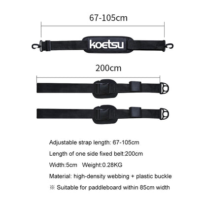 Adjustable Surfboard Shoulder Strap Carry Sling Stand Up Paddleboard Sup Board Surf Fins Paddle Wakeboard Surfing Kayak Parts