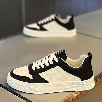 Summer men's new breathable white shoes men's trendy and versatile thick soled sports shoes casual shoes board shoes running sho