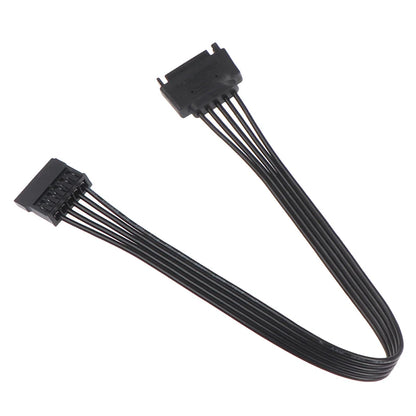 SATA 15Pin Male To Female Power Extension Cable HDD SSD Power Supply Cable SATA Power Cable For PC 30CM