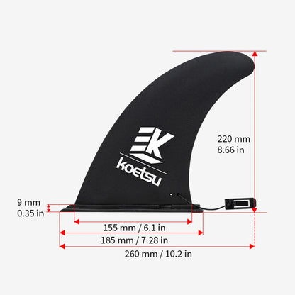 Surfboard Fin Quick Release Paddle Board Fin Detachable Surfboard Tail Fin Protective Stand Up Board Fin for Paddle Board