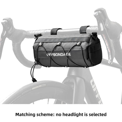 OFFBONDAGE Bike Bag Portable Handlebar Multi-purpose Large Capacity Backpack MTB Road Cycling Frame Tube Bag Elastic Band