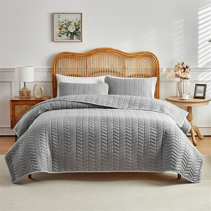 Quilts for Queen Bed White Bedspreads Soft Bed Summer Quilt Lightweight Microfiber Bedspread Modern Coverlet For All season