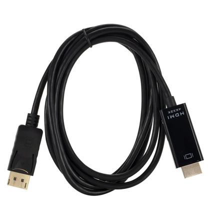 DP DisplayPort To HDMI-Compatible 1.8m Cable 4K DisplayPort To HDTV Video Audio Cable For Computer Laptop TV Projector Monitor