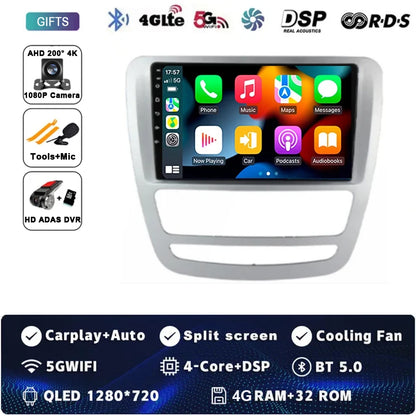 Android 14 GPS Navigation For JAC T6 T8 2015 2016 2018 2022 2021 Car DVD Player Headunit Radio Stereo Carplay Auto 360 Camera 4G