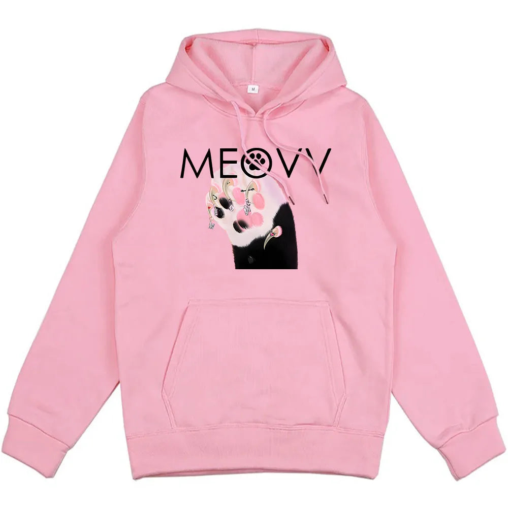 Men/Women Clothes Meovv Meow Kawaii Graphic Hoodies Casual Ropa Hombre Sudaderas Cute Cartoon Printing Pullovers with Hooded
