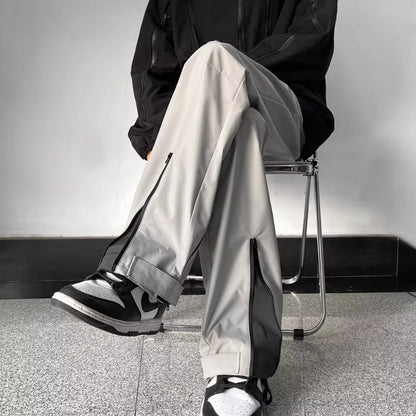 High street pants men loose fitting wide leg cargo pants 2024 new hip hop harajuku trousers streetwear men clothing ropa hombre