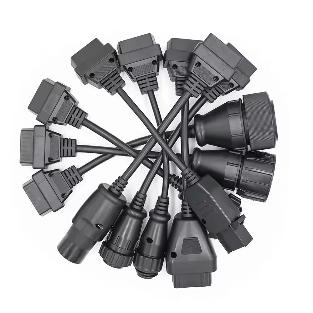 Hot Sale Full Set 8 PCS Car/Truck Cables For Tnesf Delphis Orpdc VdIJk Autocoms Pro WOW CDP Vd TCS Cdp Pro Plus Diagnostic Tools