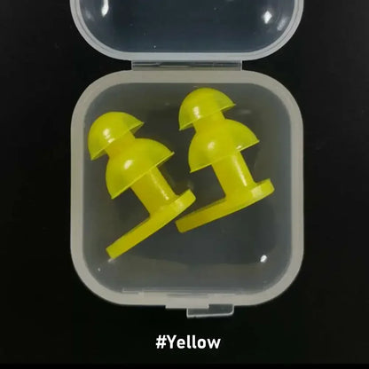 Durable Earplugs Classic Delicate Texture 1 Pair Waterproof Soft Earplugs Silicone Portable Ear Plugs Swimming Accessories