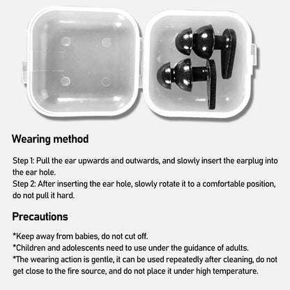 Durable Earplugs Classic Delicate Texture 1 Pair Waterproof Soft Earplugs Silicone Portable Ear Plugs Swimming Accessories