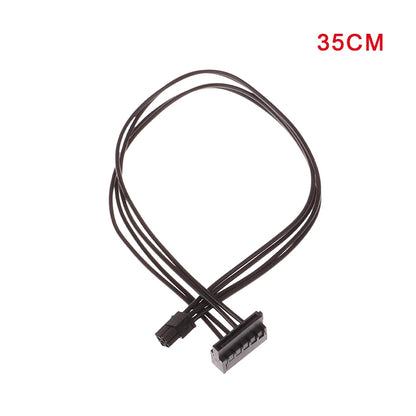 35/45/65cm Mini 4 Pin to One/Two/Three SATA Power Supply Cable For Main Board Interface SATA SSD HDD Cable Power Supply Cable