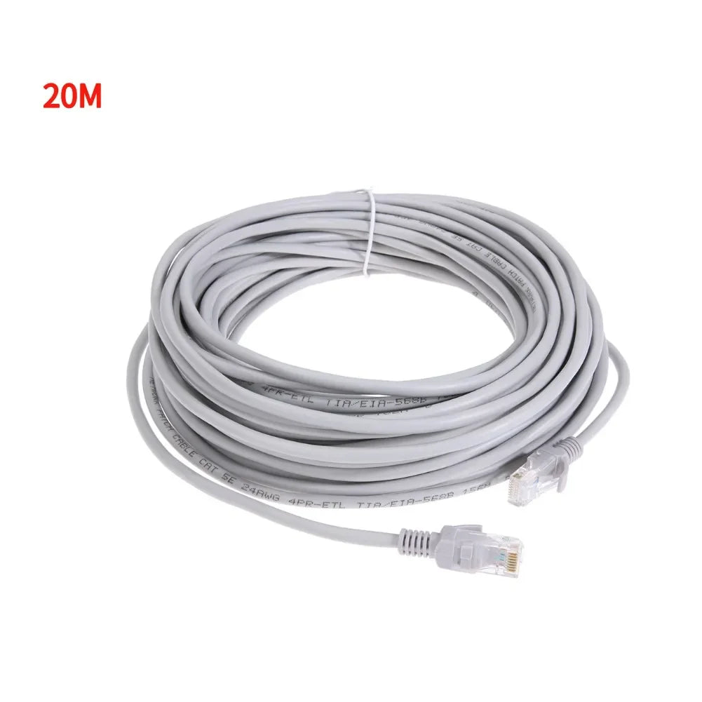 1/2/3/5/10/15/20M Ethernet Cable High Speed RJ45 Internet Cable LAN Network Wire Internet Lead Cord Router Computer Cable