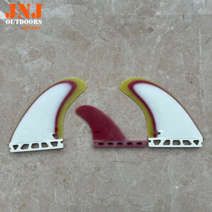 Fiberglass 5.15" CNC Surfboarad Thruster 2+1 Fins 3 Colors