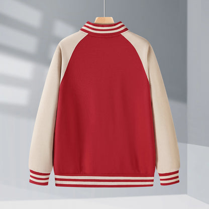 Men's and Women's Baseball Uniforms Spring and Autumn New Long-sleeved Coat Sports Jacket Sweater Brand Hoodie Daily Top