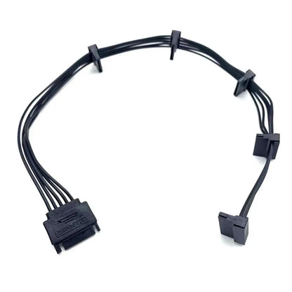 SATA/4PIN SATA Power Cable SATA 15Pin IDE Male Hard Drive Splitter Cable Power Supply Multi-purpose SATA Extension Cable