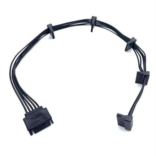 SATA/4PIN SATA Power Cable SATA 15Pin IDE Male Hard Drive Splitter Cable Power Supply Multi-purpose SATA Extension Cable