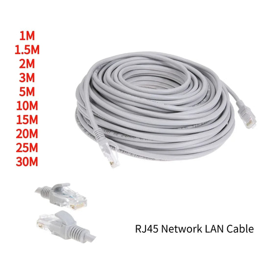 1/2/3/5/10/15/20M Ethernet Cable High Speed RJ45 Internet Cable LAN Network Wire Internet Lead Cord Router Computer Cable