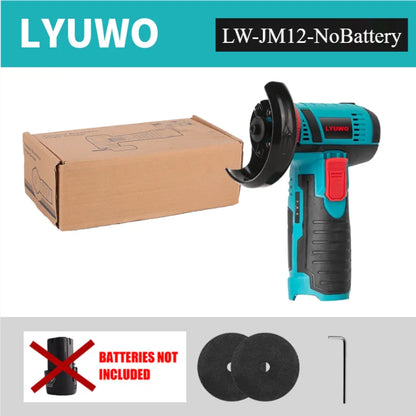 LYUWO Mini Angle Grinder Mini Household Rechargeable Cutting Machine Polishing Machine Electric Hand Grinder Polishing Machine