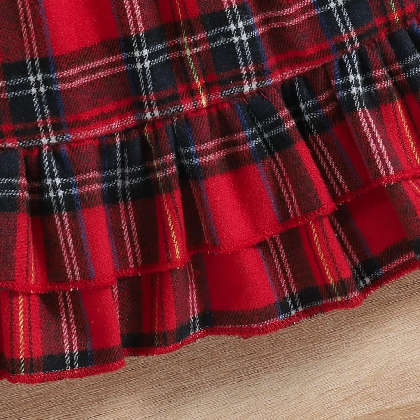 Kids Dresses For Girls Turn Down Collar Belted Red Plaid Shirts Dress Children Clothing Christmas Dresses For Girls