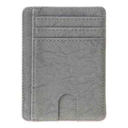 Slim RFID Blocking Leather Wallet Credit ID Card Holder Purse Money Case for Men Women Fashion Bag N15 19 Dropship