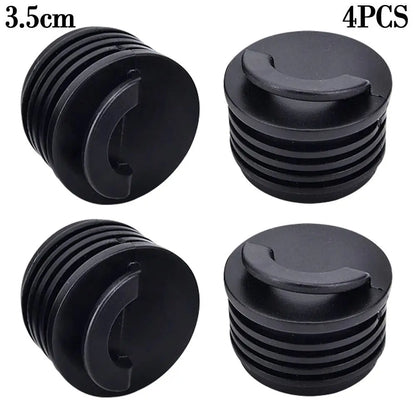 4pcs Kayak Marine Boat 3.5/4cm Rubber Kayak Scupper Stopper Bung Rubber Drain Holes Plugs Scupper Holes Plugs