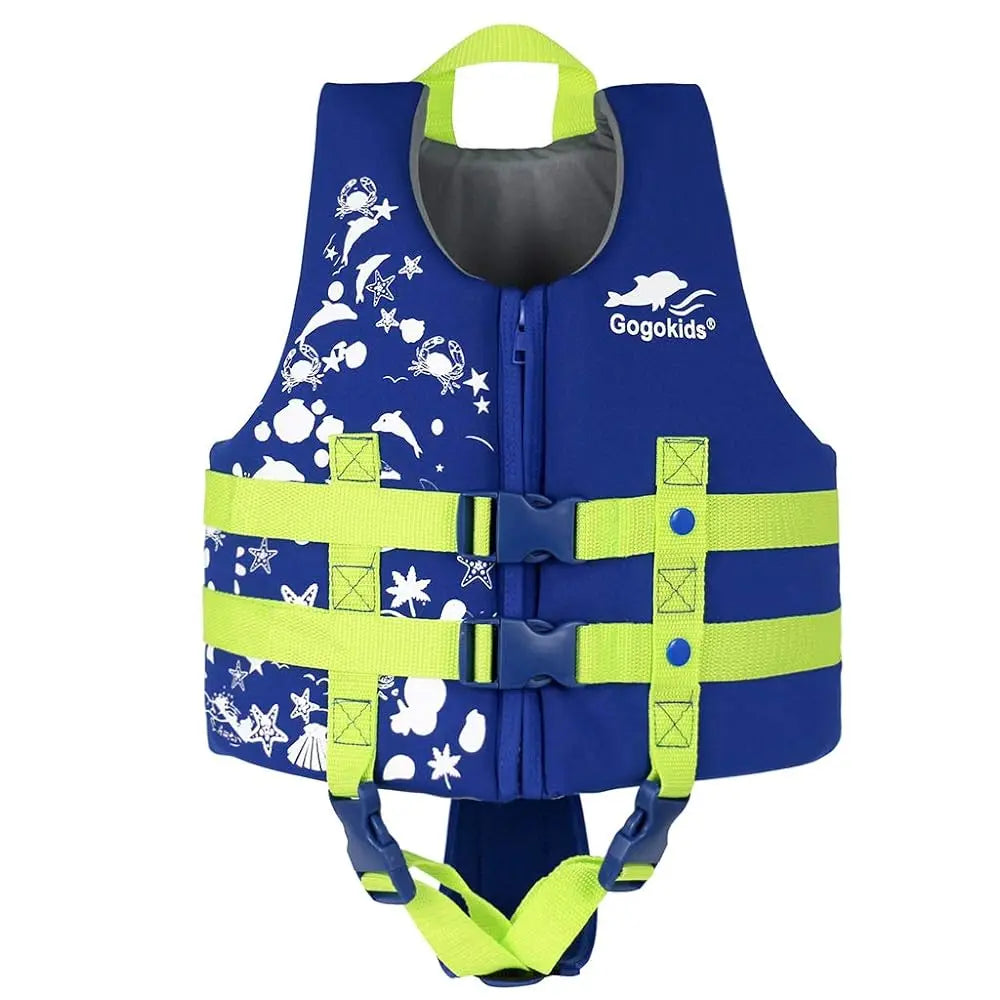 Gogokids Kids Swim Vest Float Jacket Boys' and Girls' Floaties Swimsuit Buoyancy Swimwear