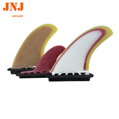 Fiberglass 5.15" CNC Surfboarad Thruster 2+1 Fins 3 Colors