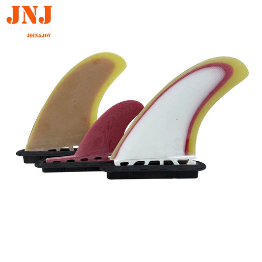 Fiberglass 5.15" CNC Surfboarad Thruster 2+1 Fins 3 Colors