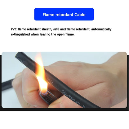 RV Copper Wire 10mm2 16mm2 25mm2 35mm2 Strand Copper Cable Red Black Electrical Wires PVC Single-Core Multi-Strand Power Cables