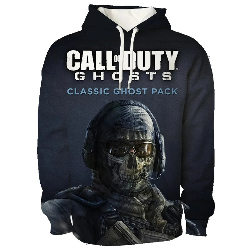 Pop Game Call of Duty Warzone 3D Printed Hoodie Men's and Women's Hooded Pullover Trendy Streetwear youth Sweatshirt Clothing
