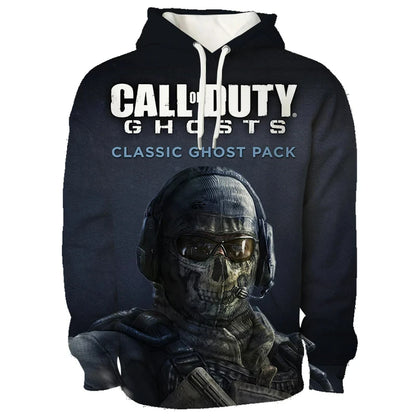 Pop Game Call of Duty Warzone 3D Printed Hoodie Men's and Women's Hooded Pullover Trendy Streetwear youth Sweatshirt Clothing