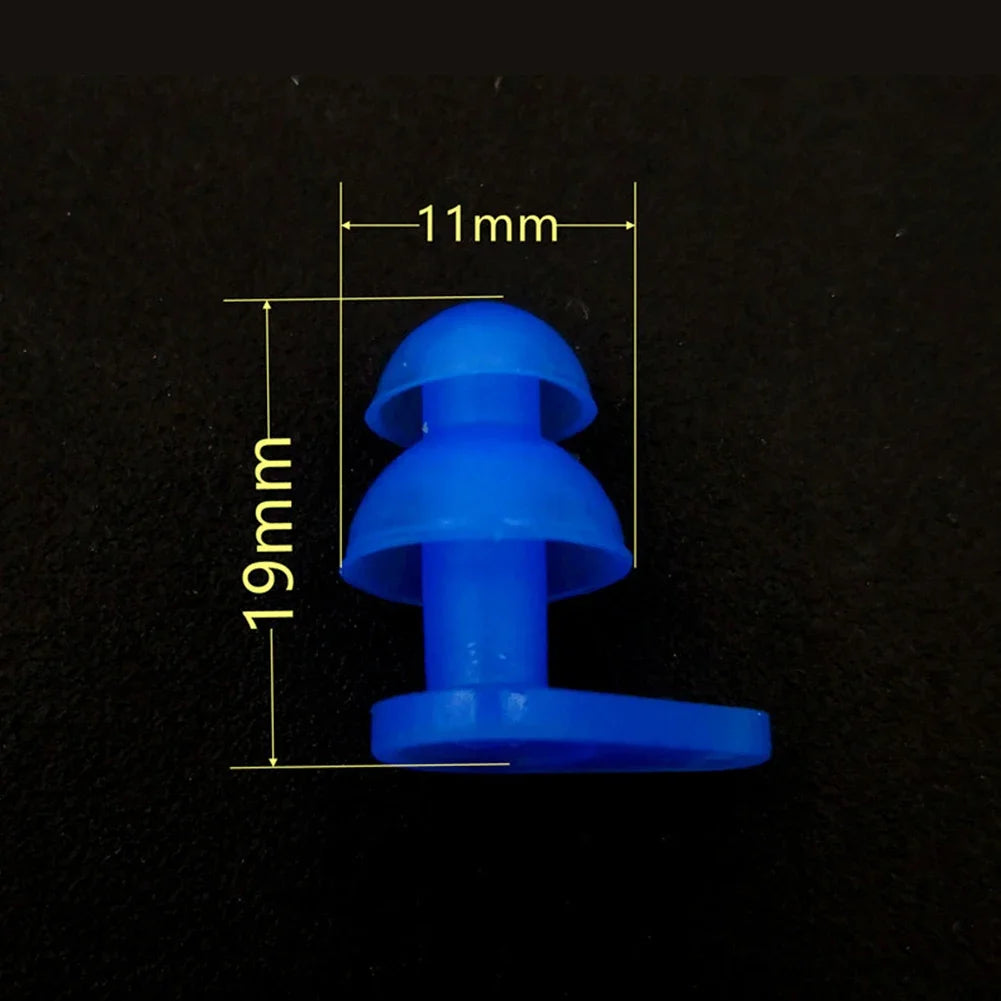 Durable Earplugs Classic Delicate Texture 1 Pair Waterproof Soft Earplugs Silicone Portable Ear Plugs Swimming Accessories