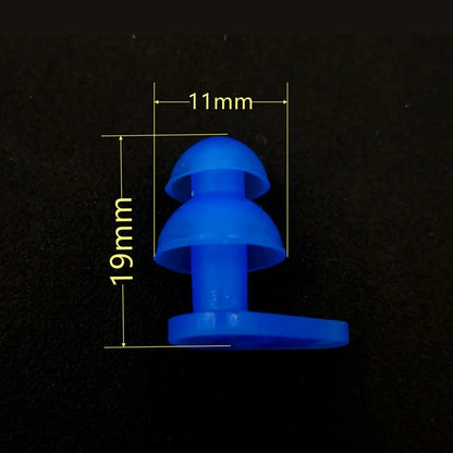 Durable Earplugs Classic Delicate Texture 1 Pair Waterproof Soft Earplugs Silicone Portable Ear Plugs Swimming Accessories