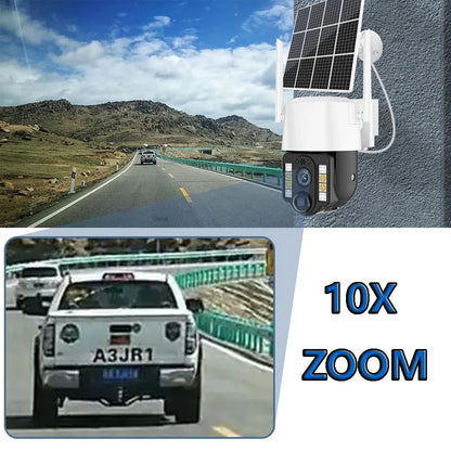 Security-protection Camara Vigilancia Wifi Solar Cameras de de Segurid 4g Exterior Outdoor 5MP Smart Home Surveillance IP CCTV