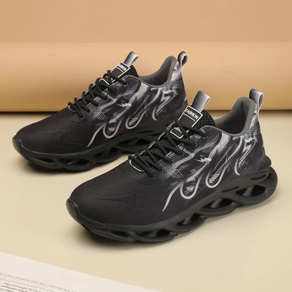 2025 Unisex Running Shoes Men Women Lightweight Mesh Breathable Comfortable Flat Soft Tennis Shoes Summer Lace-up Sneakers Man