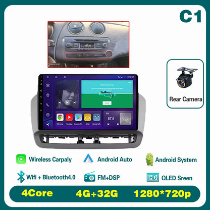 GPS Navigation QLED Touch Screen For Seat Ibiza 2012-2015 Android Auto Radio Car Multimedia Video Player 5G WIFI BT No 2din DVD