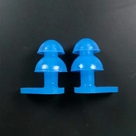 Durable Earplugs Classic Delicate Texture 1 Pair Waterproof Soft Earplugs Silicone Portable Ear Plugs Swimming Accessories
