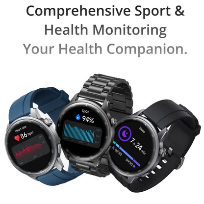 Global Version realme Watch S2 Smart Watch 1.43'' AMOLED Display 20 Days Battery Life IP68 Waterproof Spuer AI Engine Smartwatch