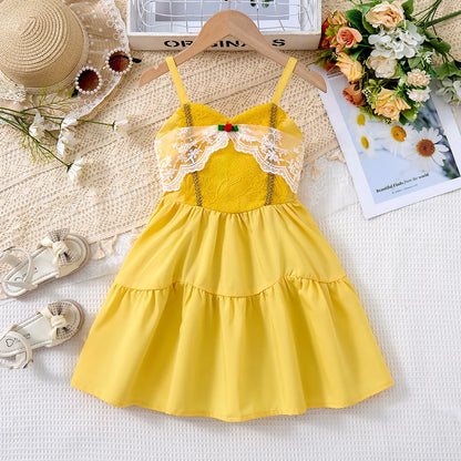 2-10yrs Children's Fashion Dresses Barbi White Snow Moana Dress Girls Casual Outfits Kids Princess Dress For Girls Slings Skirt