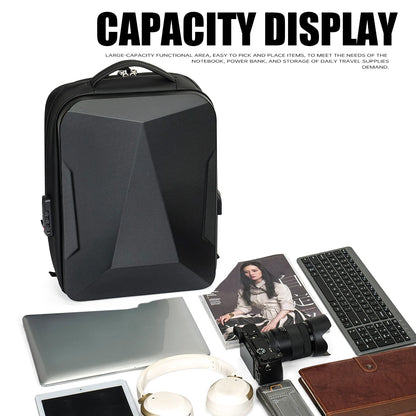 Backpack Men's Expandable Computerbag Large Capacity Business Travel Business Trip Luggage Bag E-Sports Game Hard Shell Backpack