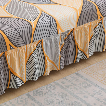 1/2/3/4 Seater Printed Sofa Skirt Cover Elastic Armchair Couch Covers for Living Room Furniture Protector