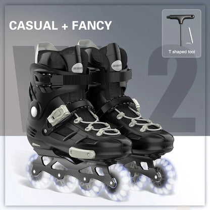 Professional Roller Skates for Men and Women, Racing Inline Skates, Roller Skates, Roller Skating