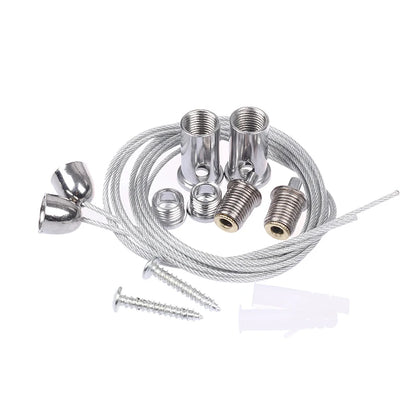 2 wires/set 1m steel cable For lifting various panel lights used widely