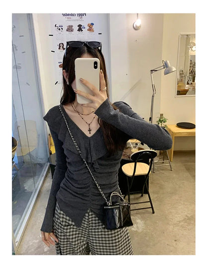 Women Sweater Womens Winter Sweaters Pullover Traf Female Knitting Overszie Long Sleeve Loose Knitted Outerwear ropa de mujer