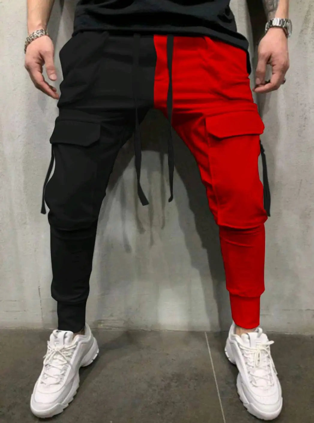 Men's Pants Weatpants Hip Hop Joggers Cargo Pants Men Casual Pants Fashion Printing Trousers Streetwear Pantalones Hombre K107