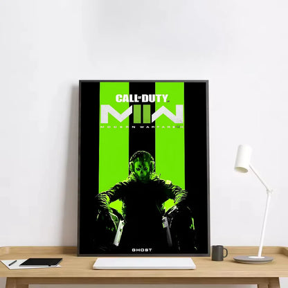 Modern Warfare Call Of Duty Poster HD art sticky wall waterproof home living room bedroom bar aesthetic decoration