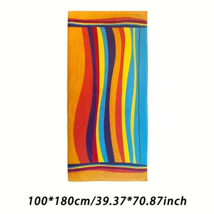 Microfiber Quick-Dry Beach Towel for Swimming Gym Yoga Ultralight Portable Sports Towel with Pocket Super Absorbent  Beach Towel