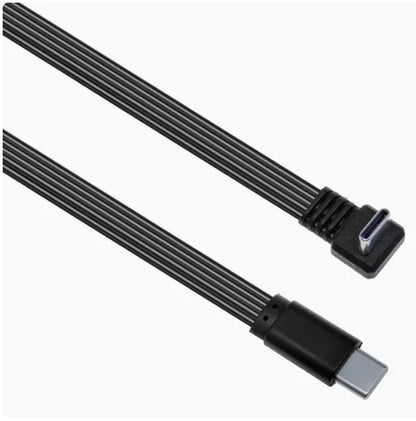 0.1m 0.2m 0.5m 1m Type-C 2.0 data cable forming flat high flexibility Type-C male to female support PD fast charging power suppl